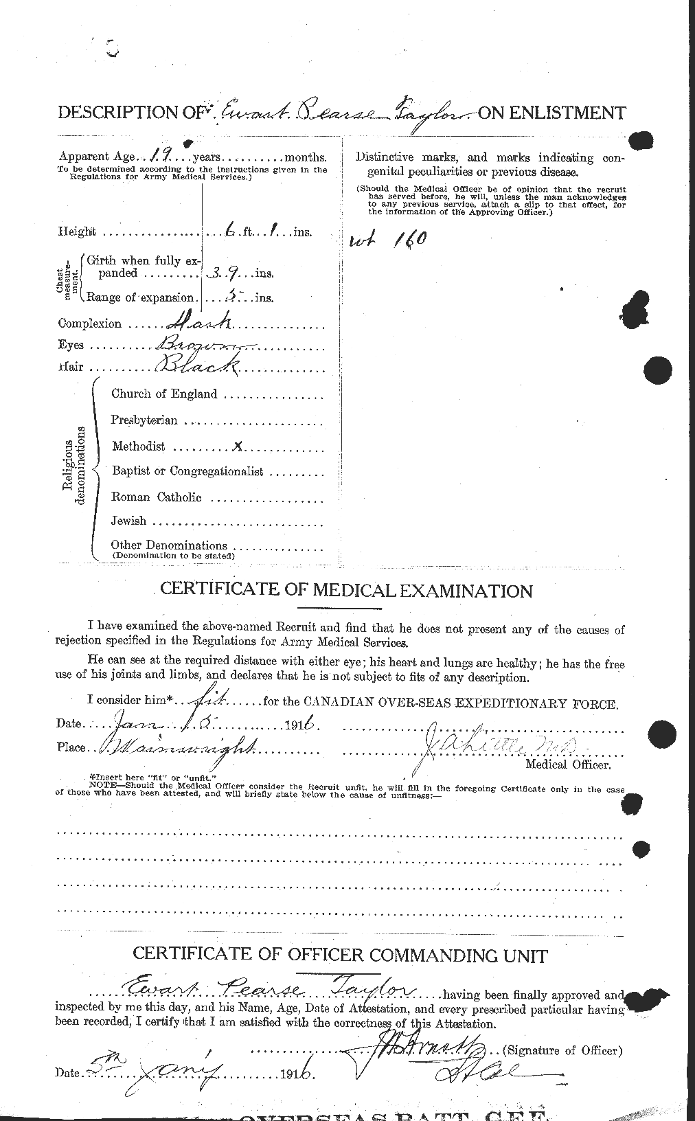 Personnel Records of the First World War - CEF 627412b