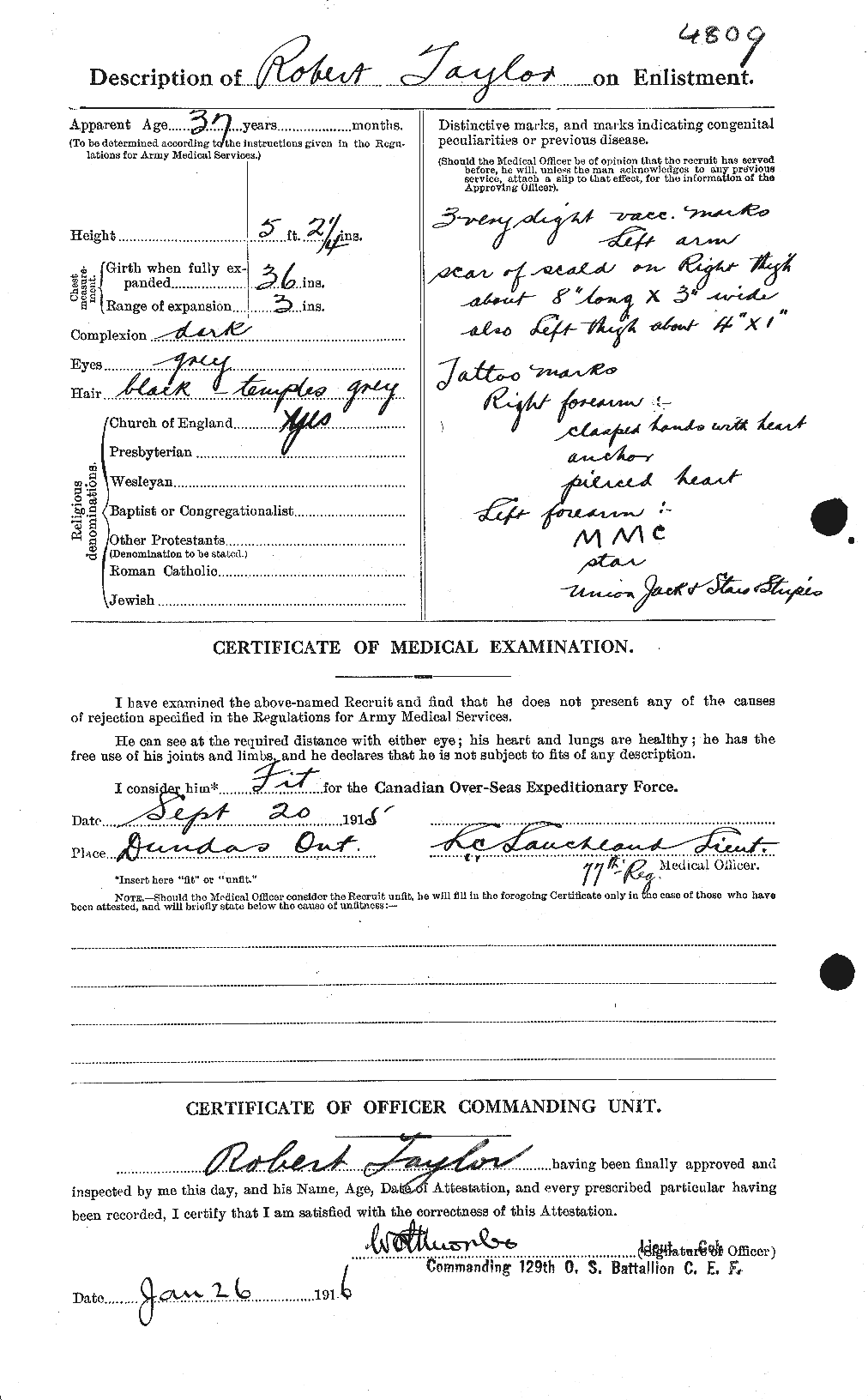 Personnel Records of the First World War - CEF 627428b