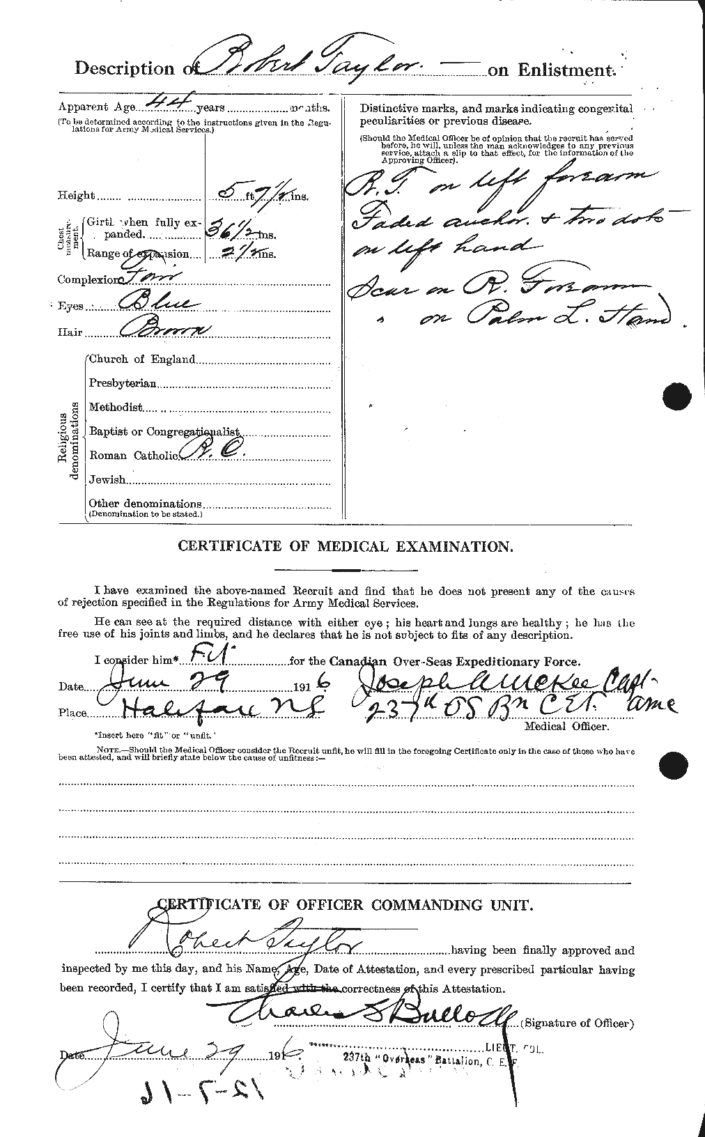 Personnel Records of the First World War - CEF 627489b