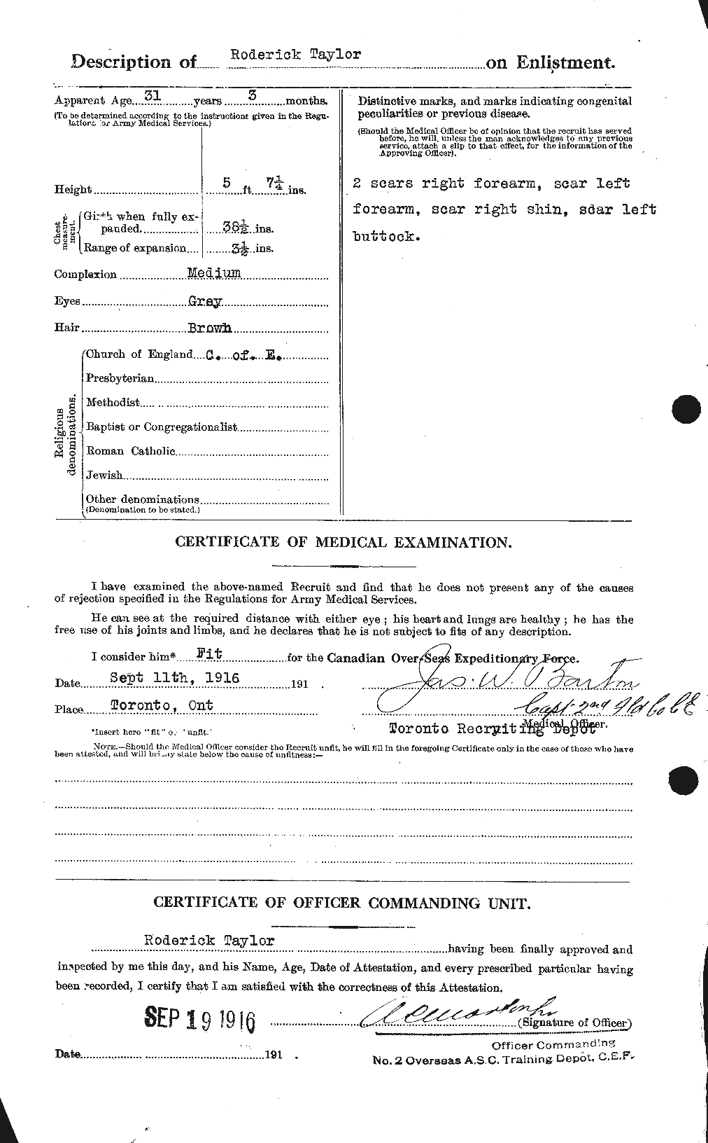 Personnel Records of the First World War - CEF 627502b