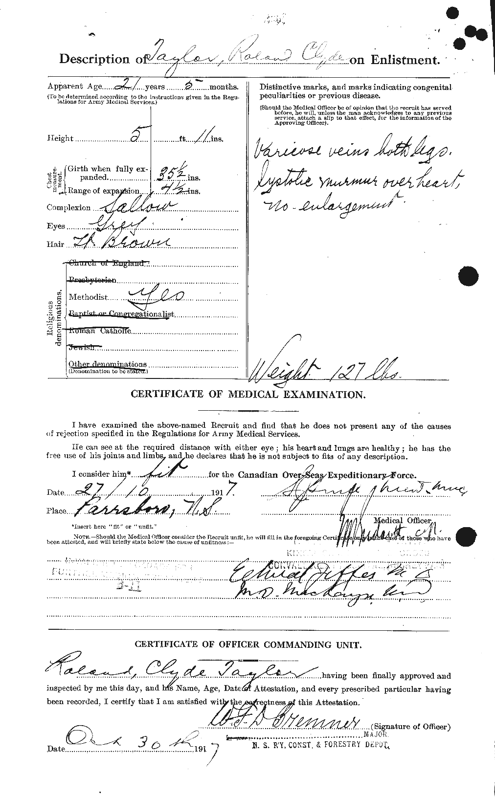 Personnel Records of the First World War - CEF 627504b