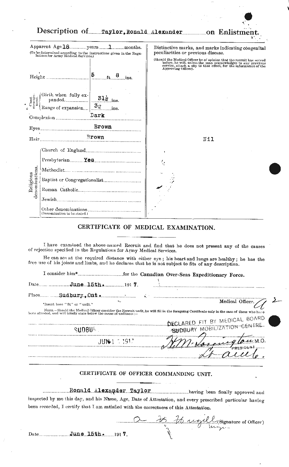 Personnel Records of the First World War - CEF 627508b