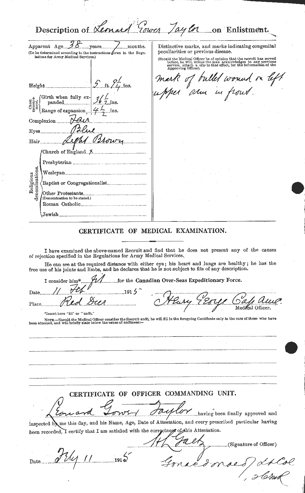 Personnel Records of the First World War - CEF 627629b
