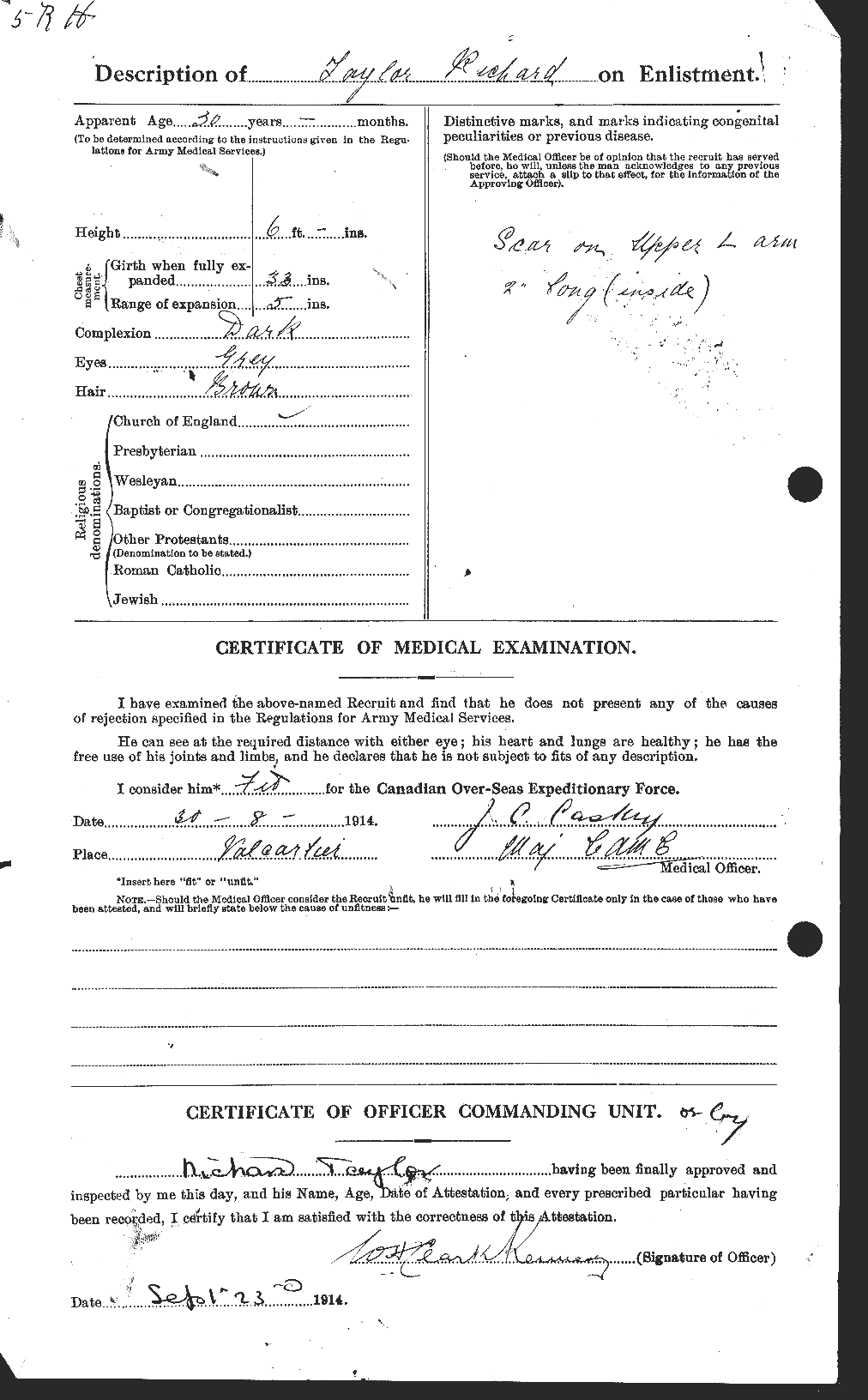 Personnel Records of the First World War - CEF 627824b