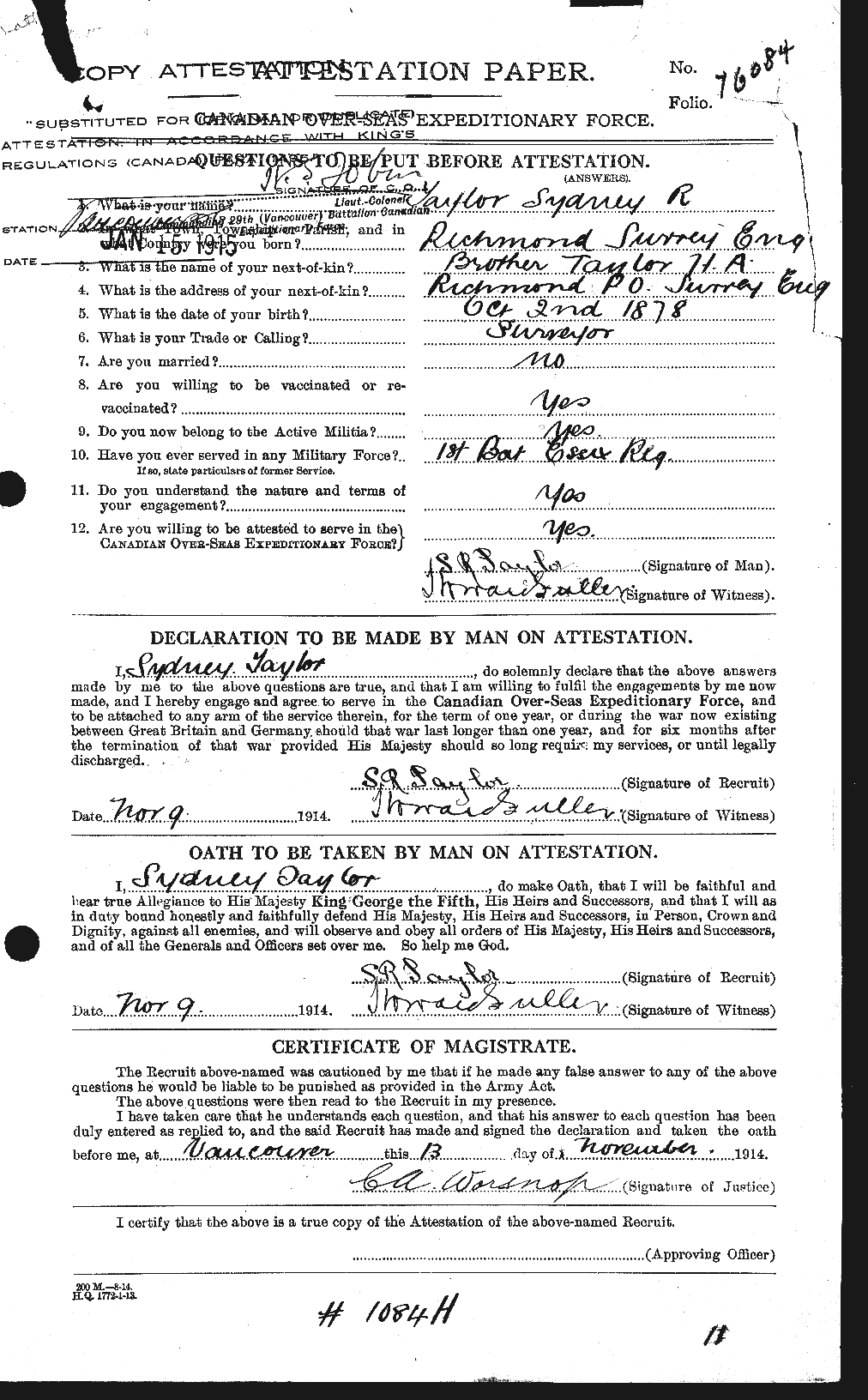 Personnel Records of the First World War - CEF 627935a