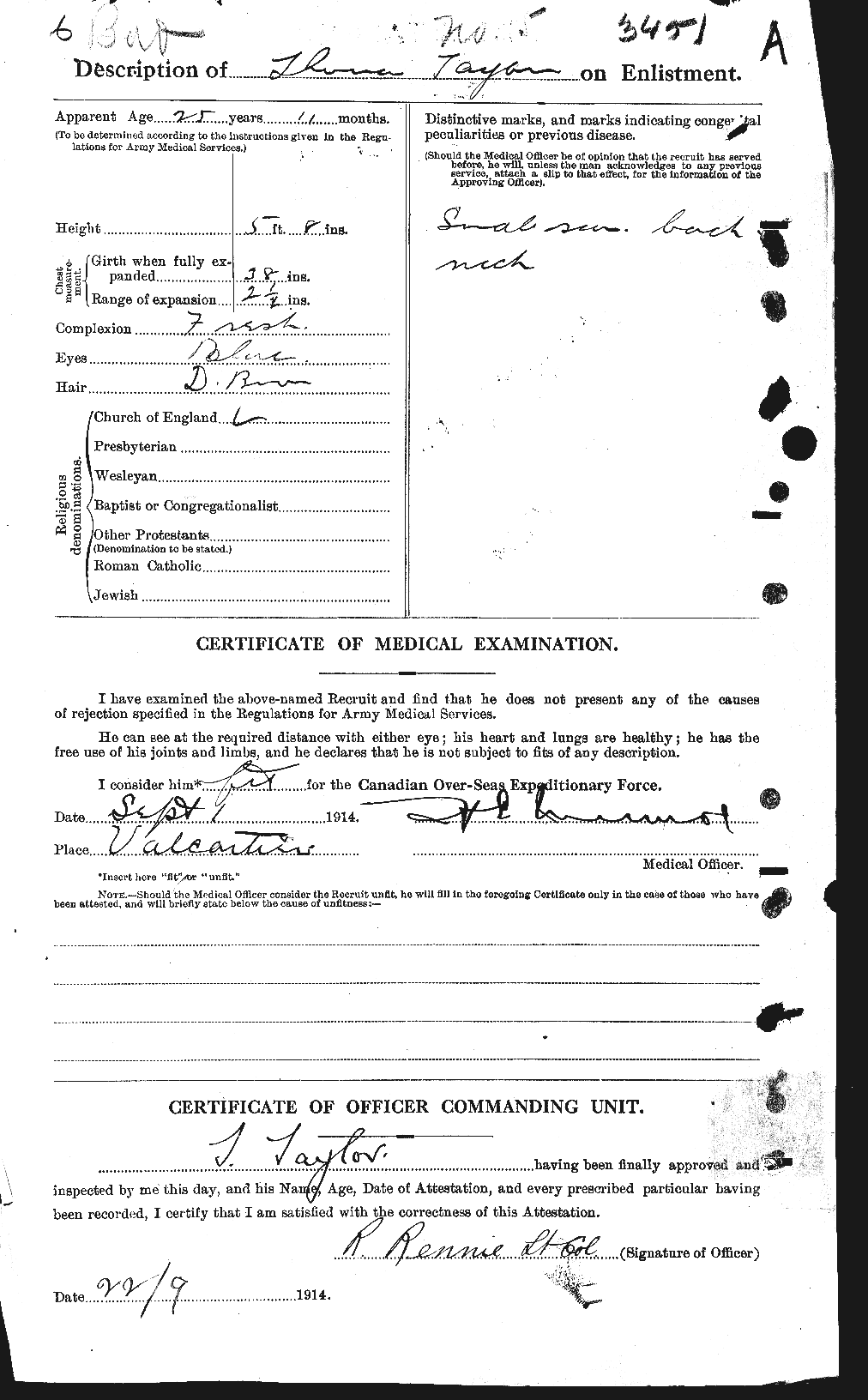 Personnel Records of the First World War - CEF 627952b