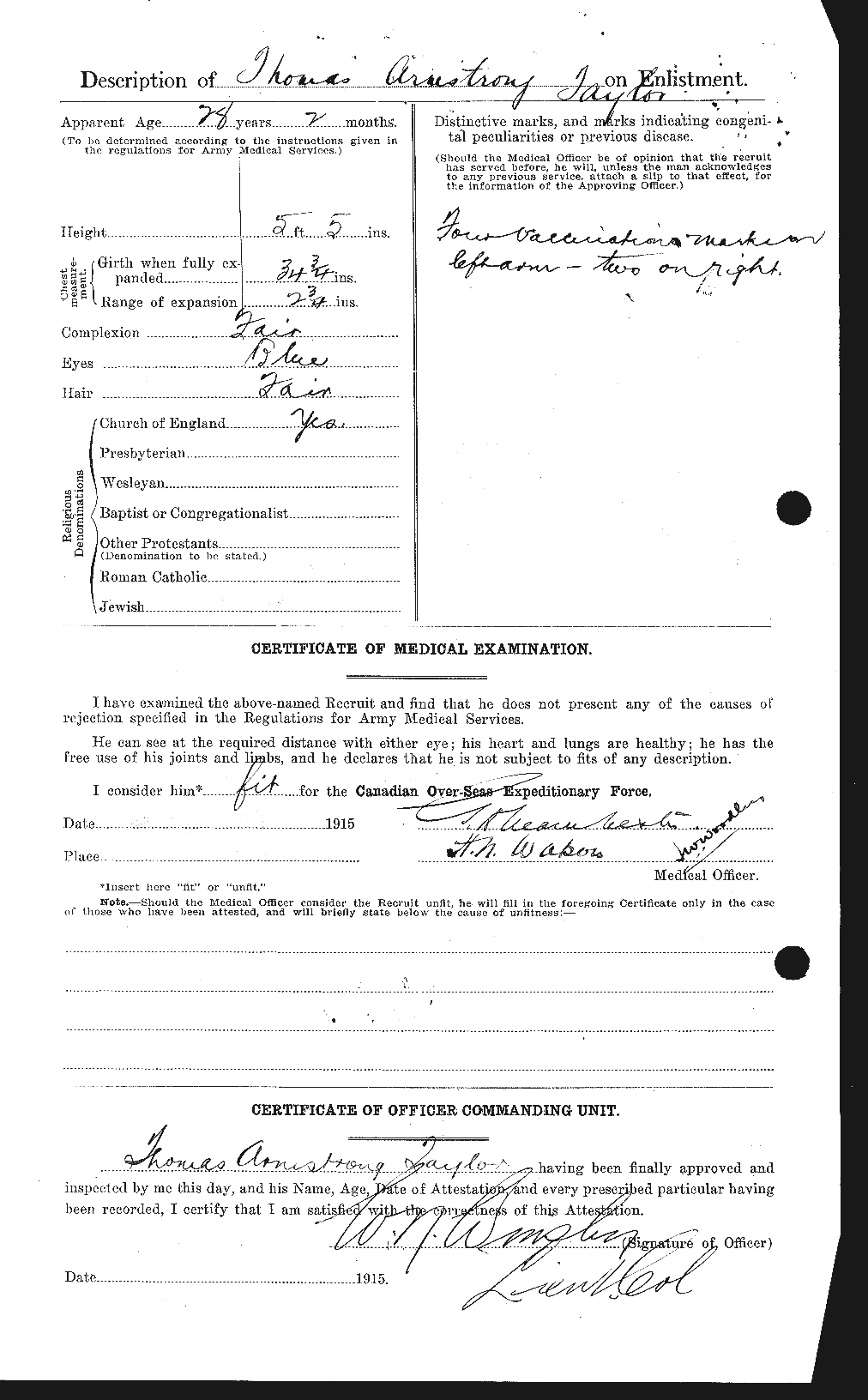 Personnel Records of the First World War - CEF 627970b