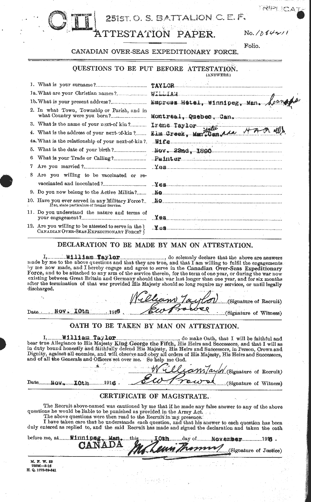 Personnel Records of the First World War - CEF 628179a