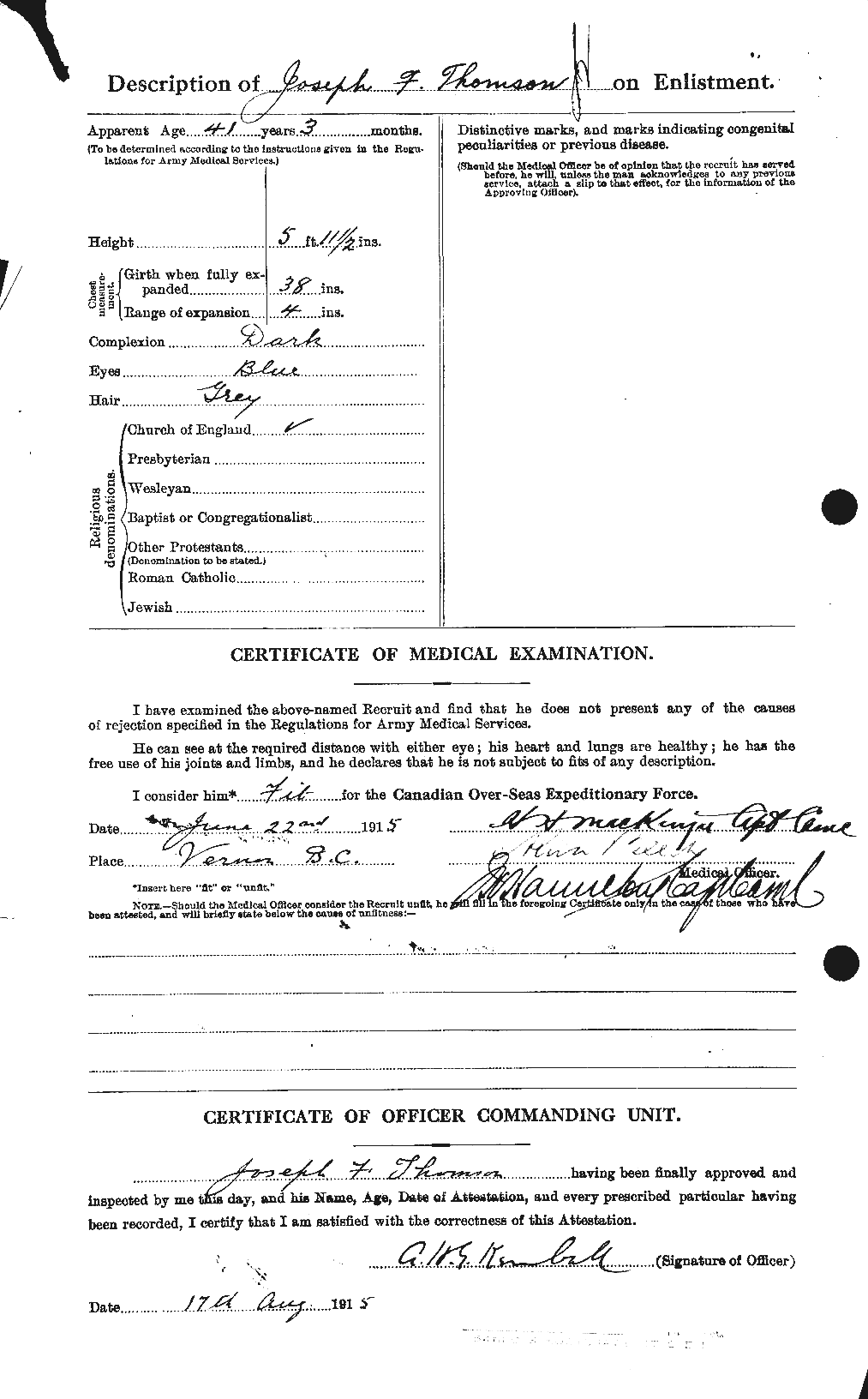 Personnel Records of the First World War - CEF 630649b