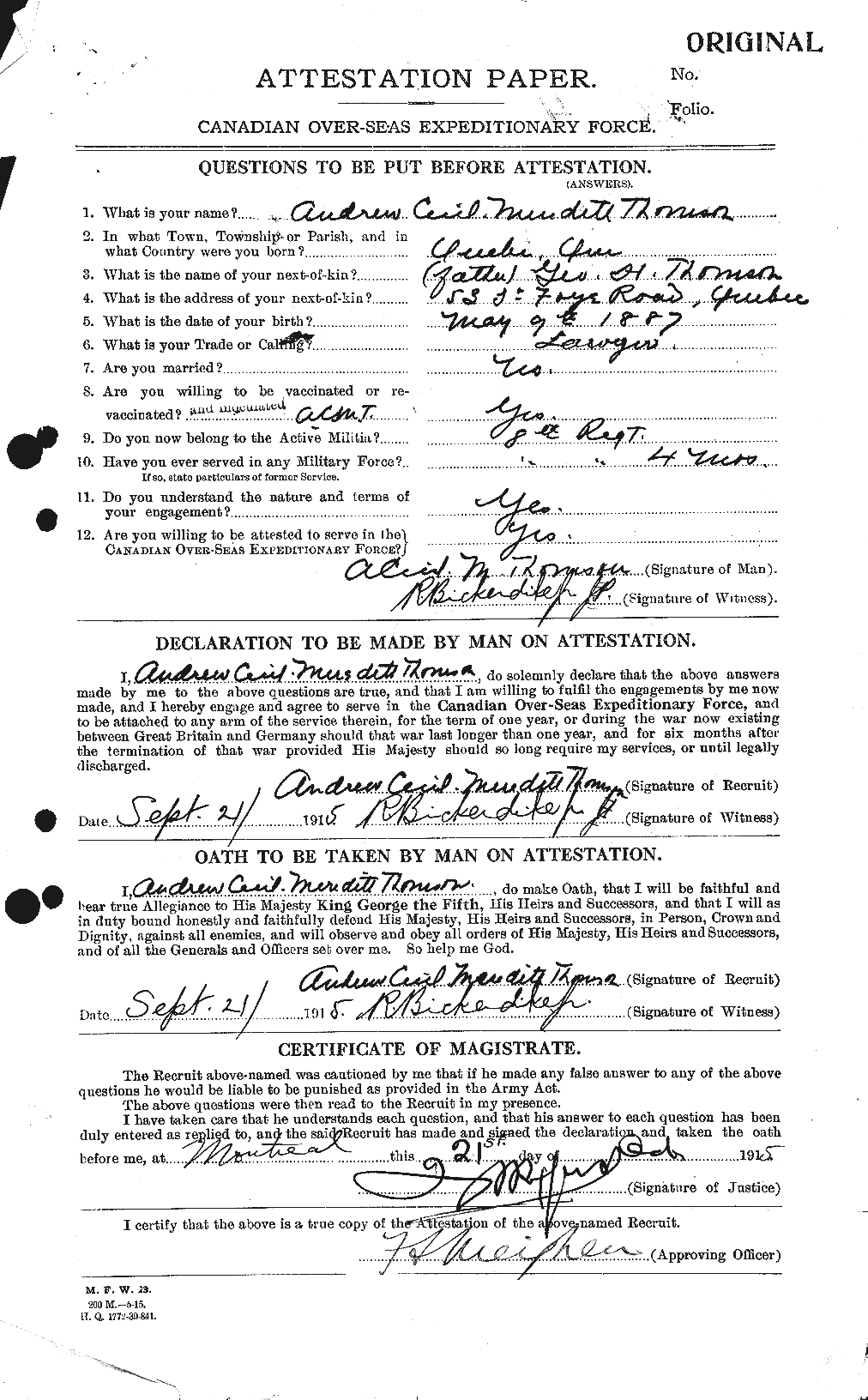 Personnel Records of the First World War - CEF 632253a