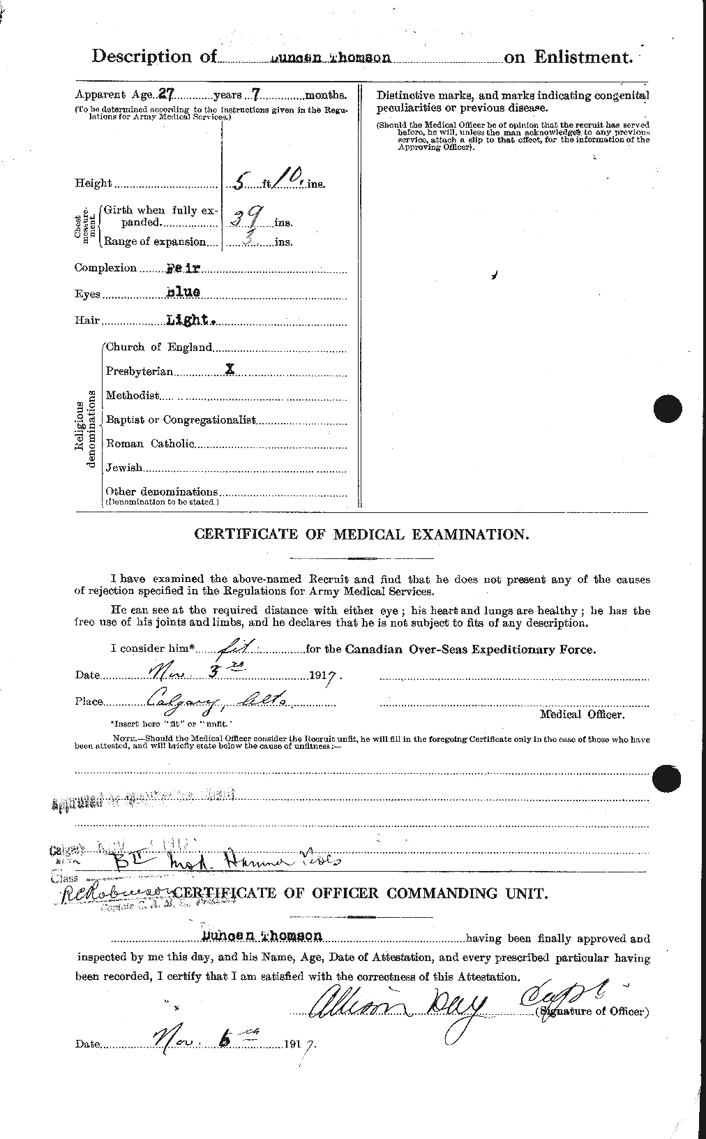 Personnel Records of the First World War - CEF 633647b