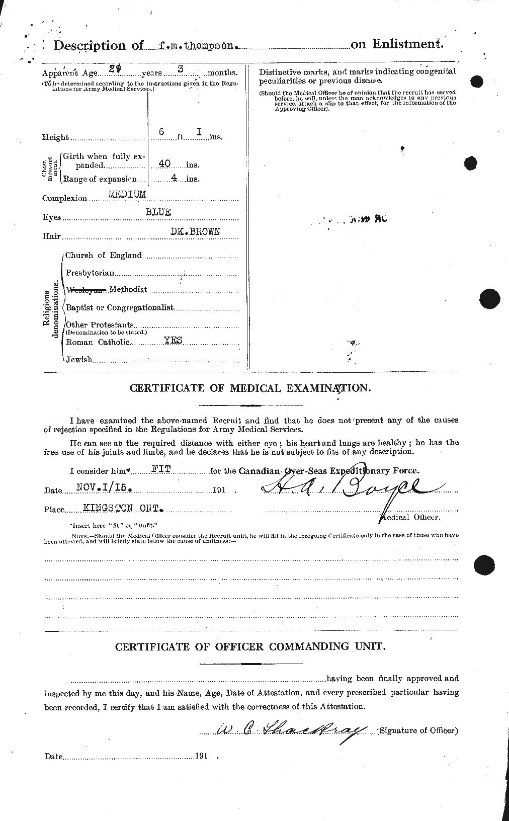 Personnel Records of the First World War - CEF 633682b