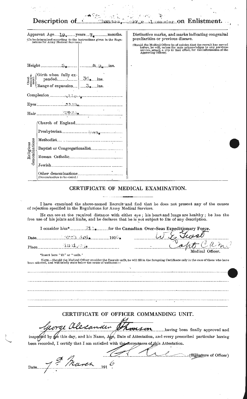 Personnel Records of the First World War - CEF 633704b