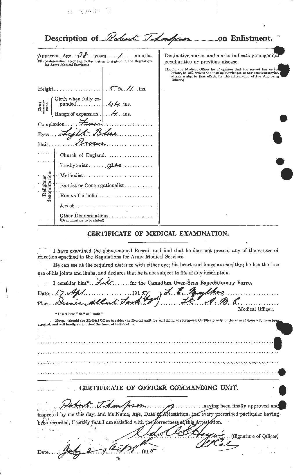 Personnel Records of the First World War - CEF 634267b