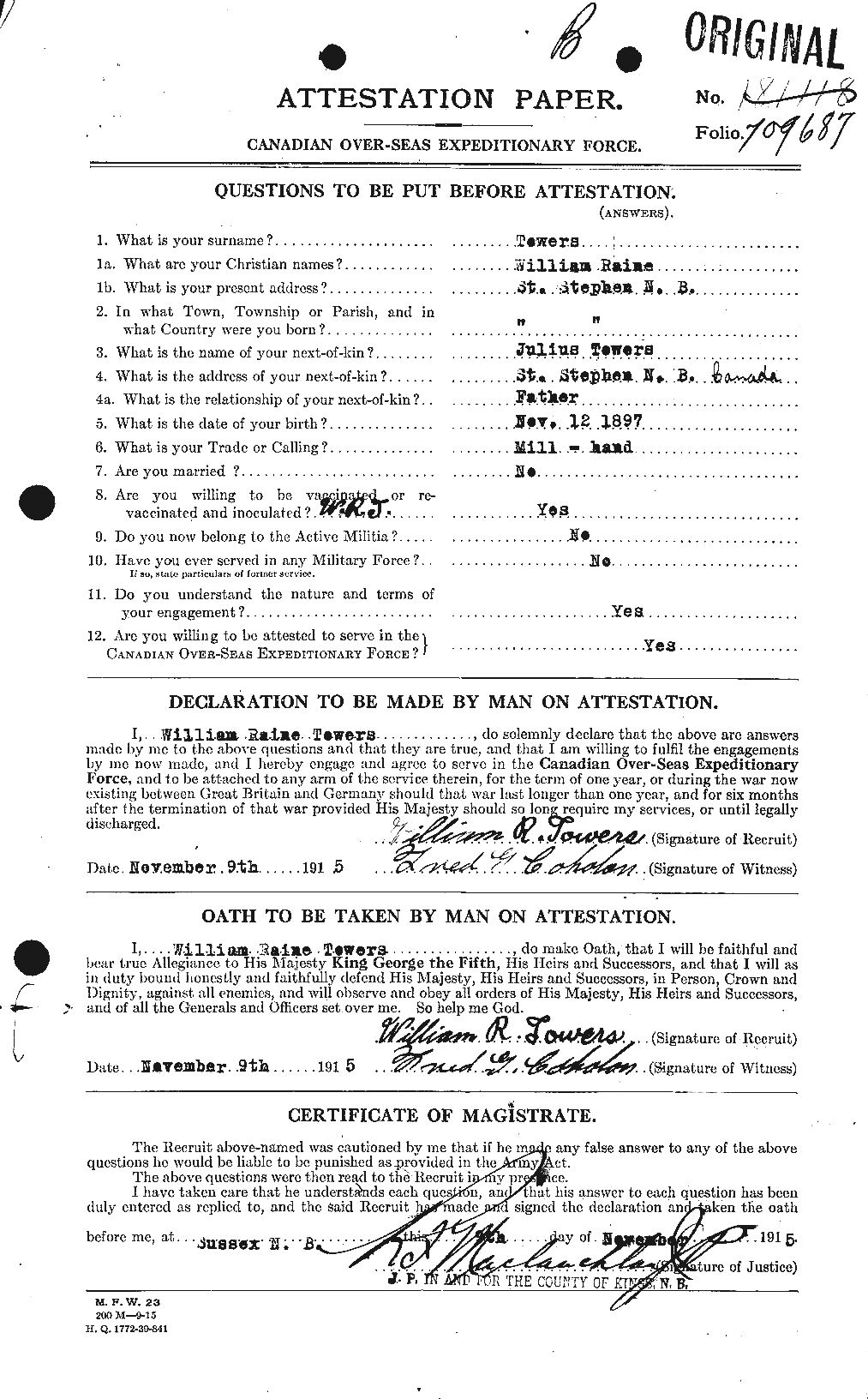 Personnel Records of the First World War - CEF 636241a