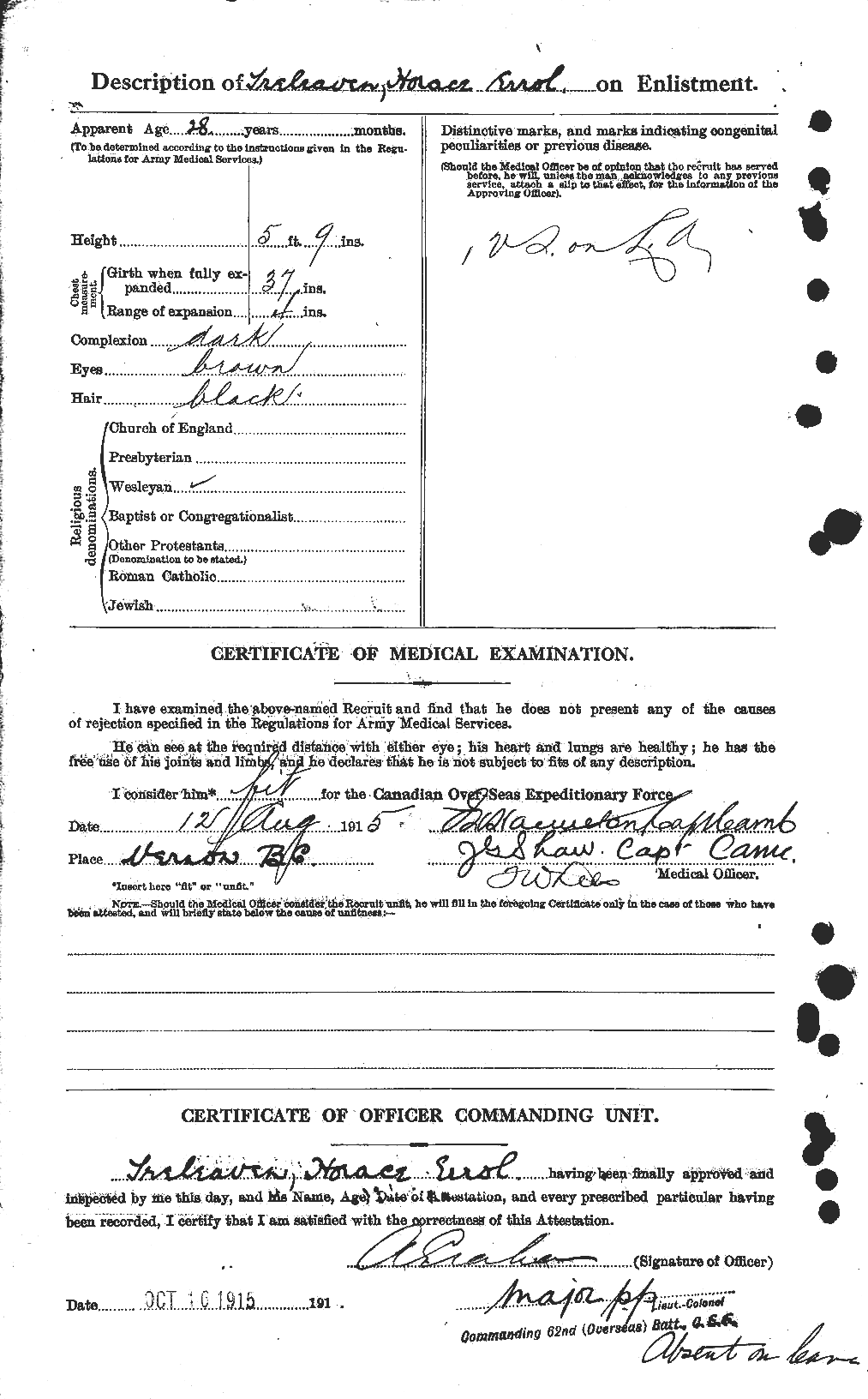 Personnel Records of the First World War - CEF 637483b