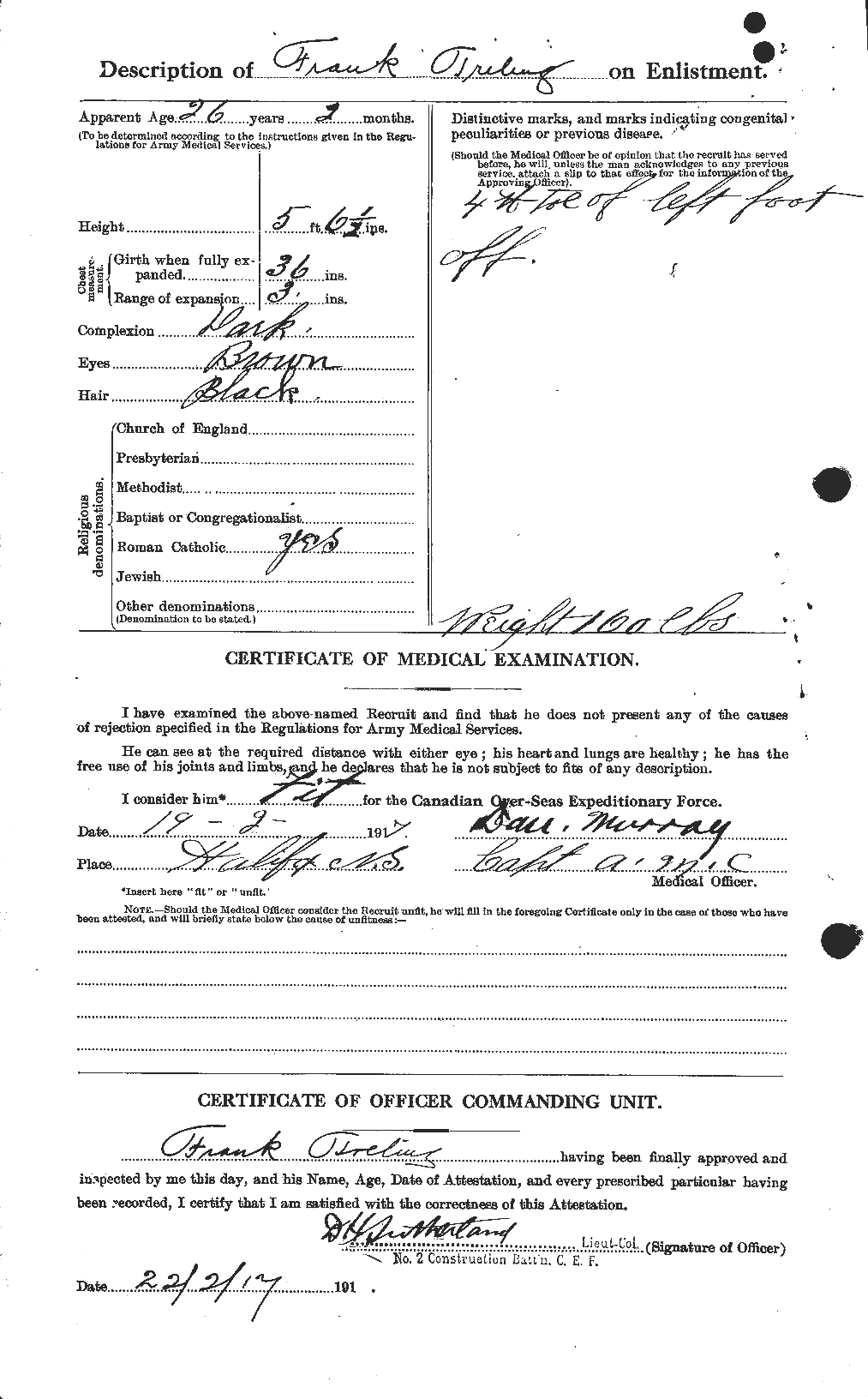 Personnel Records of the First World War - CEF 637499b