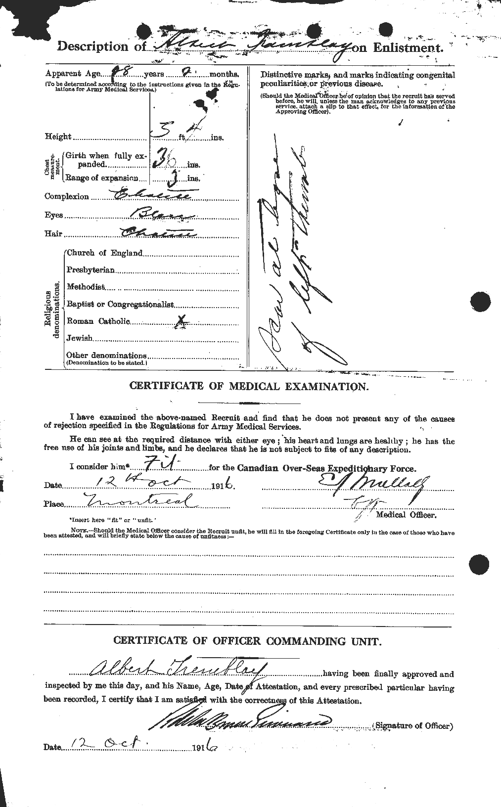 Personnel Records of the First World War - CEF 638904b