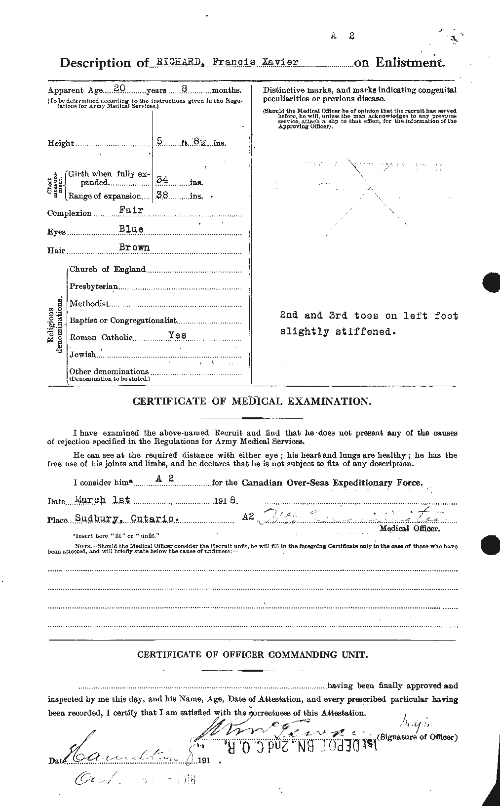 Personnel Records of the First World War - CEF 639044b