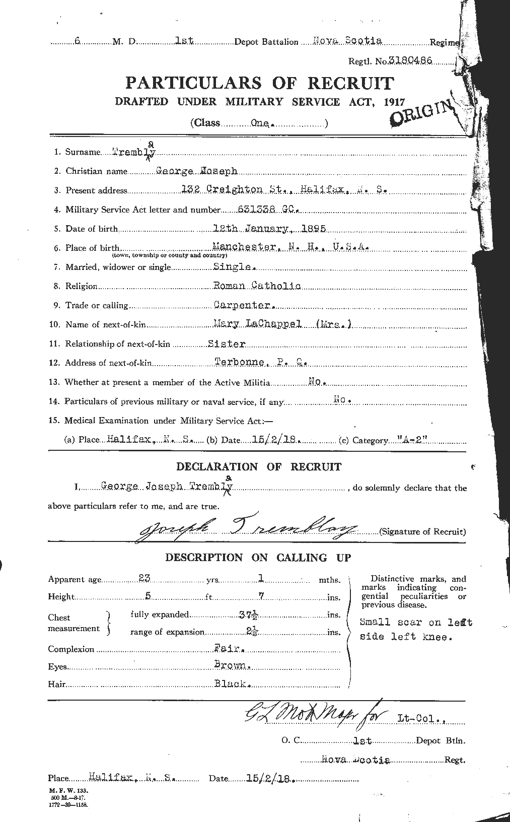 Personnel Records of the First World War - CEF 639059a