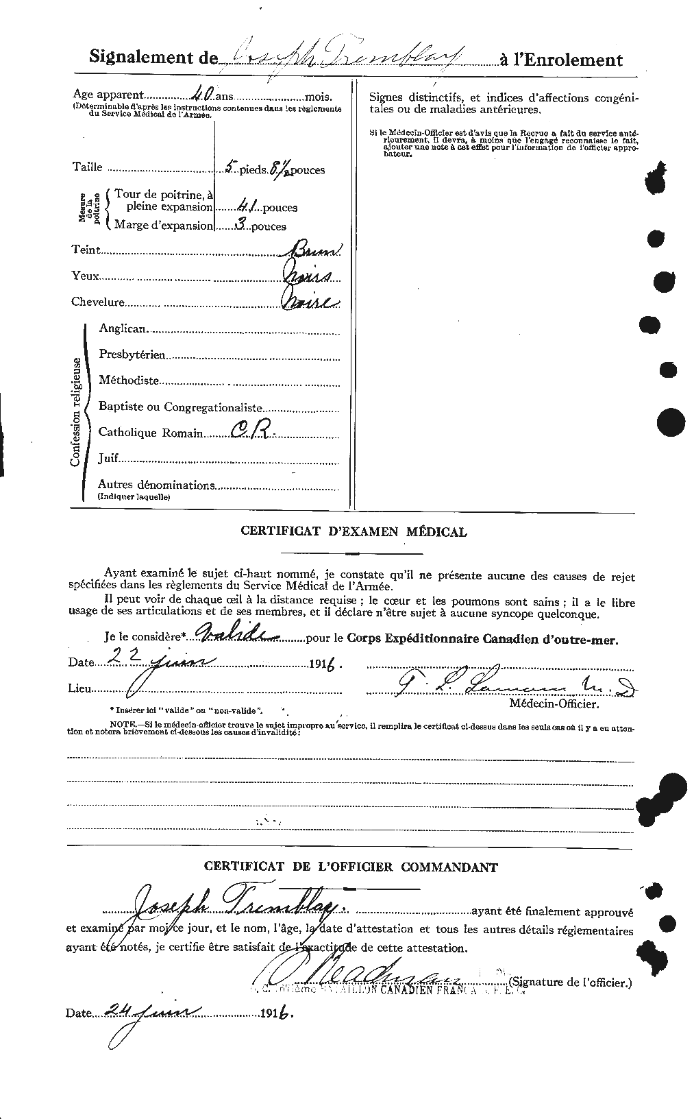 Personnel Records of the First World War - CEF 639130b