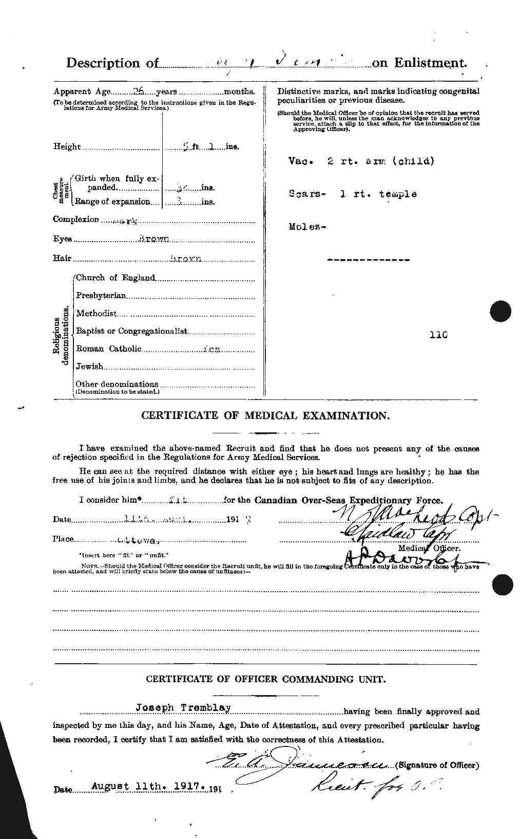 Personnel Records of the First World War - CEF 639133b