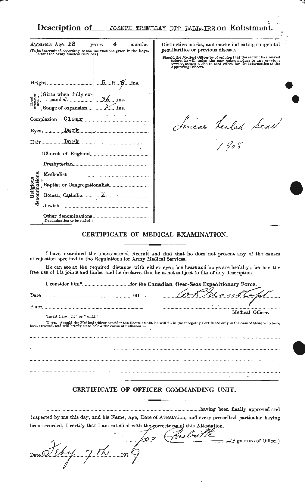 Personnel Records of the First World War - CEF 639136b