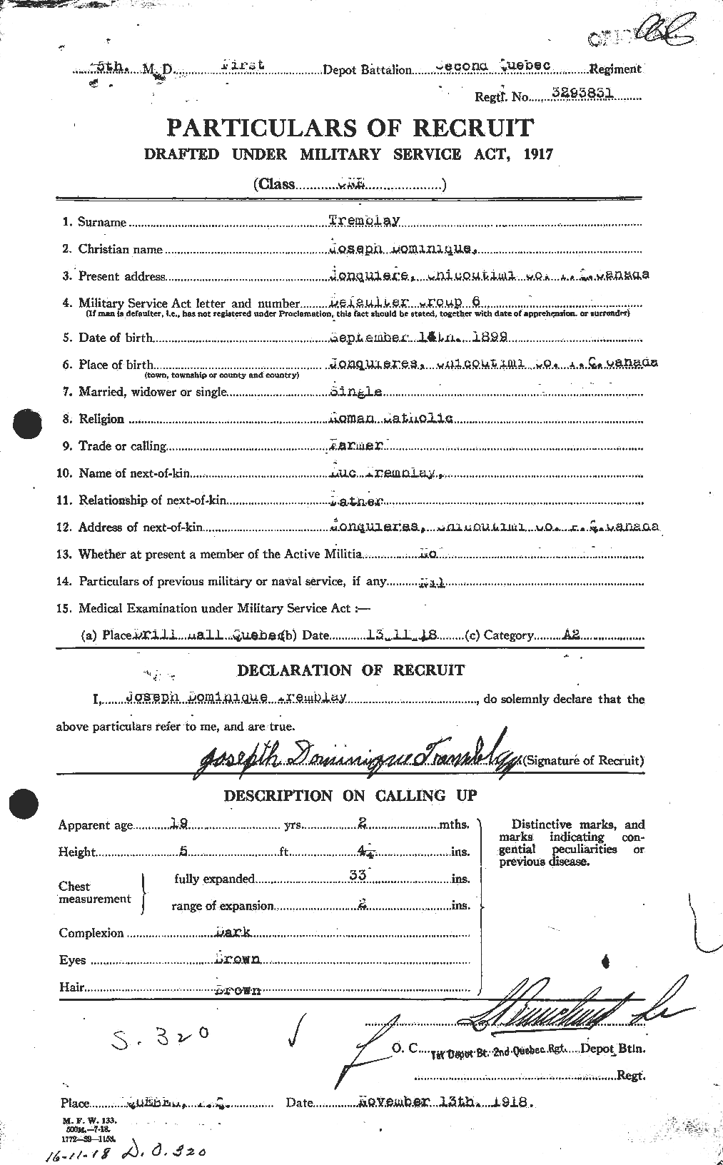 Personnel Records of the First World War - CEF 639148a