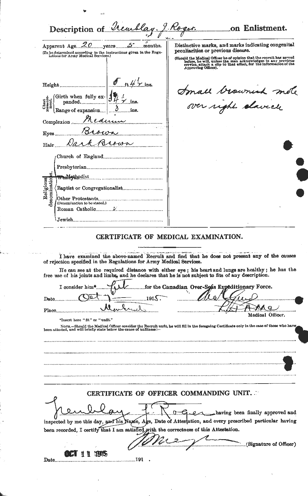 Personnel Records of the First World War - CEF 639168b