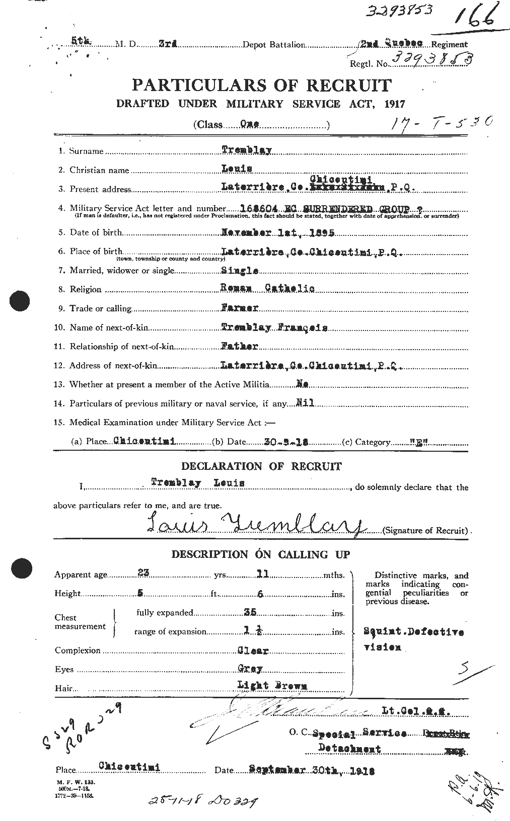 Personnel Records of the First World War - CEF 639186a
