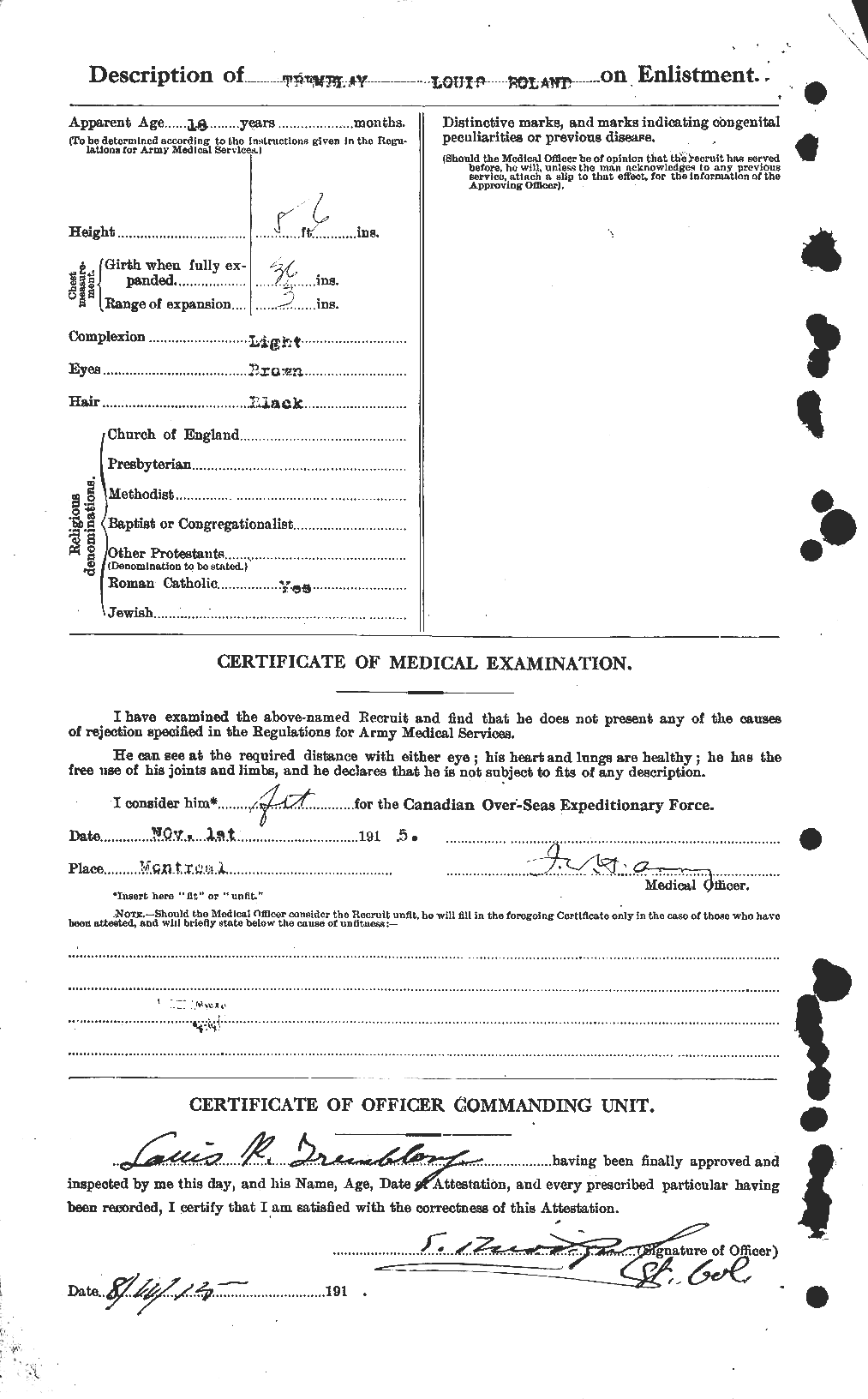 Personnel Records of the First World War - CEF 639194b