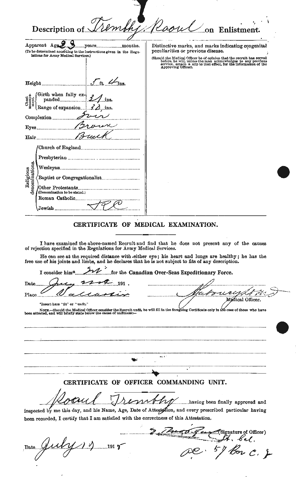 Personnel Records of the First World War - CEF 639247b