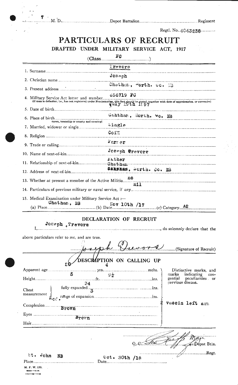 Personnel Records of the First World War - CEF 641100a