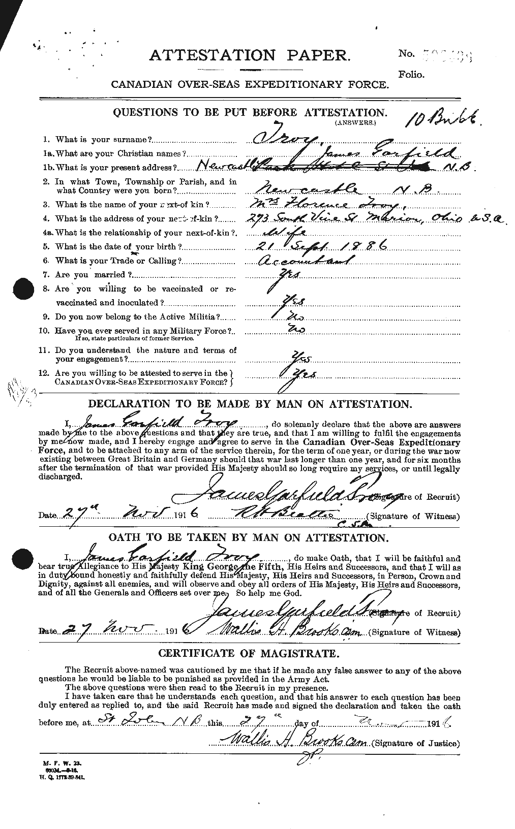 Personnel Records of the First World War - CEF 641855a