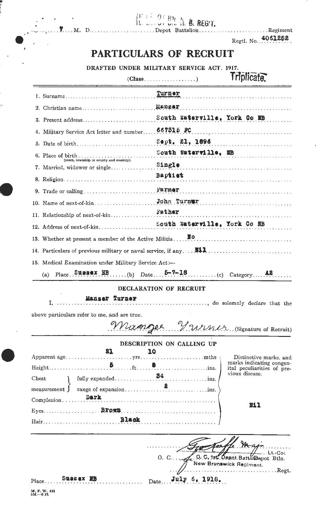 Personnel Records of the First World War - CEF 642147a