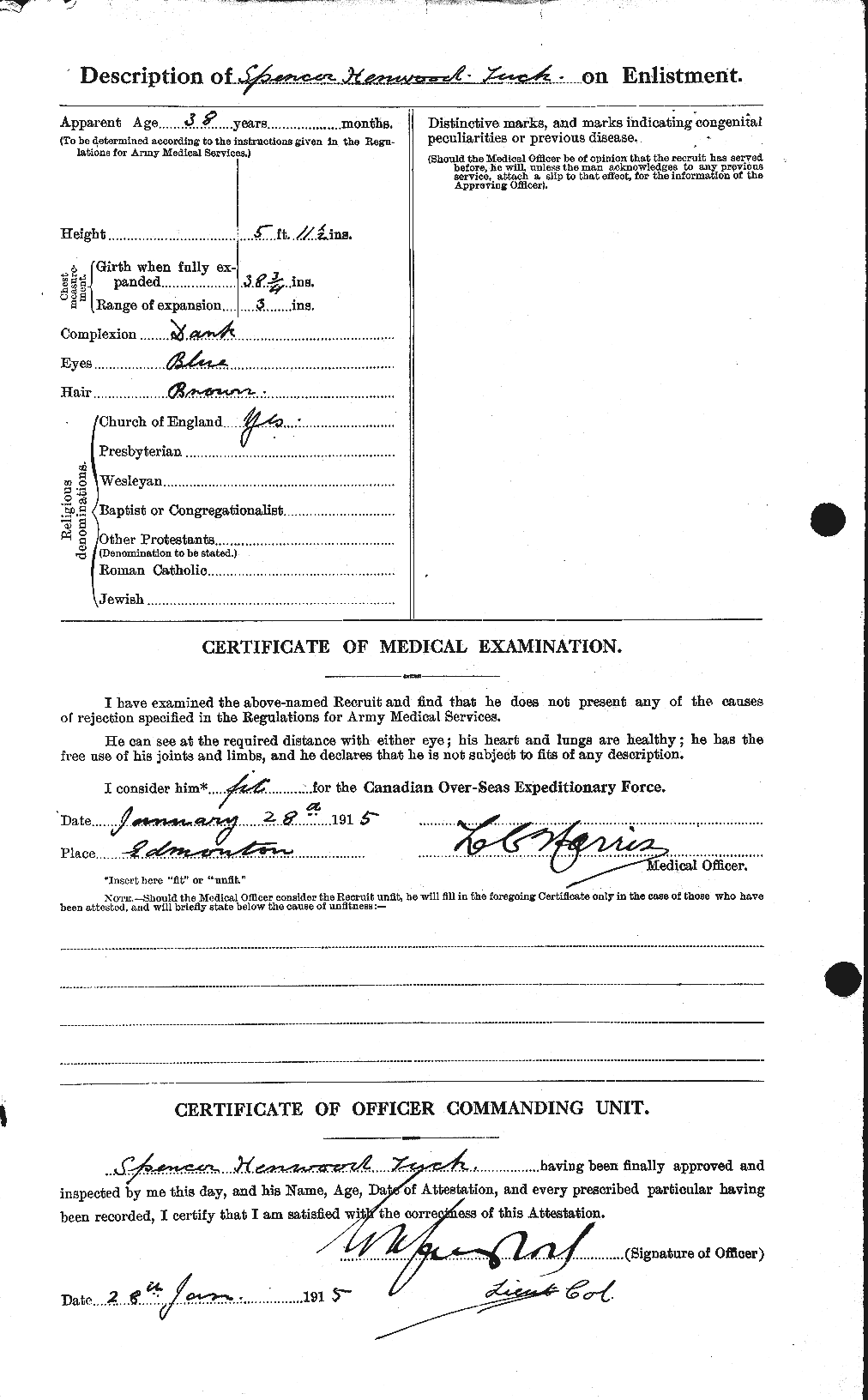 Personnel Records of the First World War - CEF 642616b