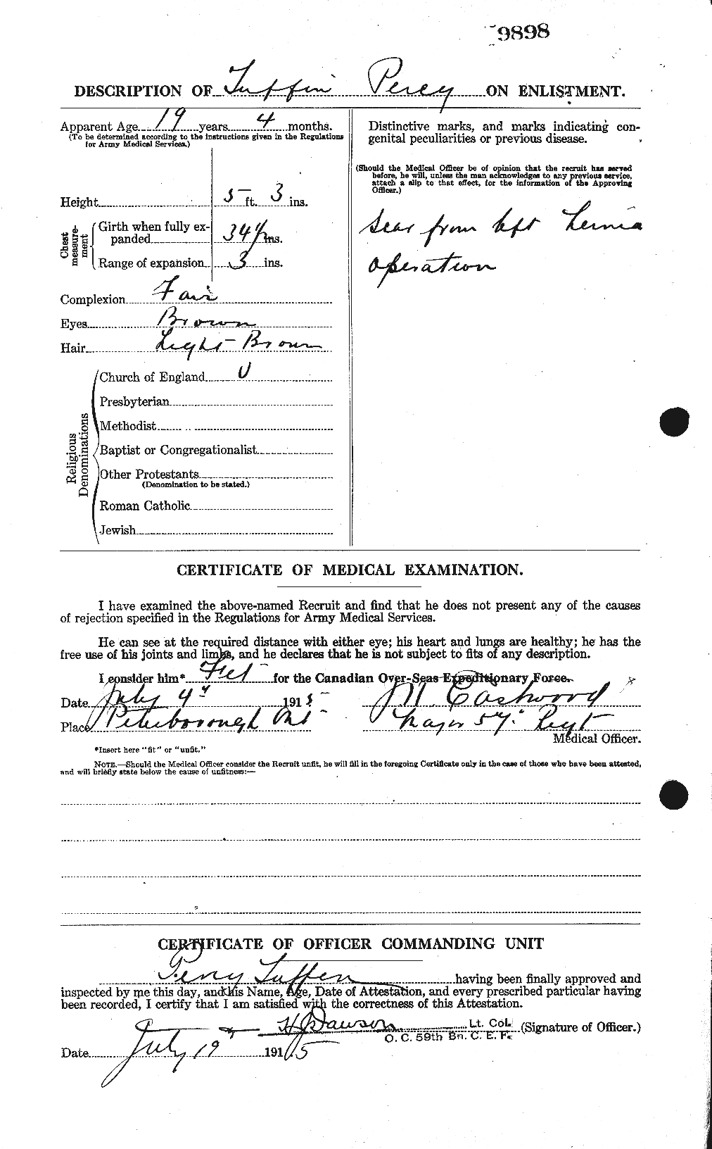 Personnel Records of the First World War - CEF 642996b