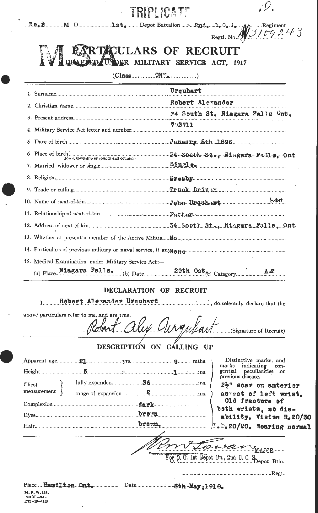 Personnel Records of the First World War - CEF 643400a