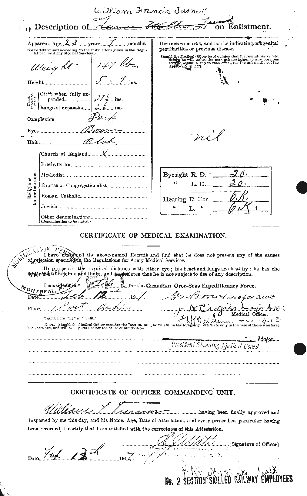 Personnel Records of the First World War - CEF 644027b