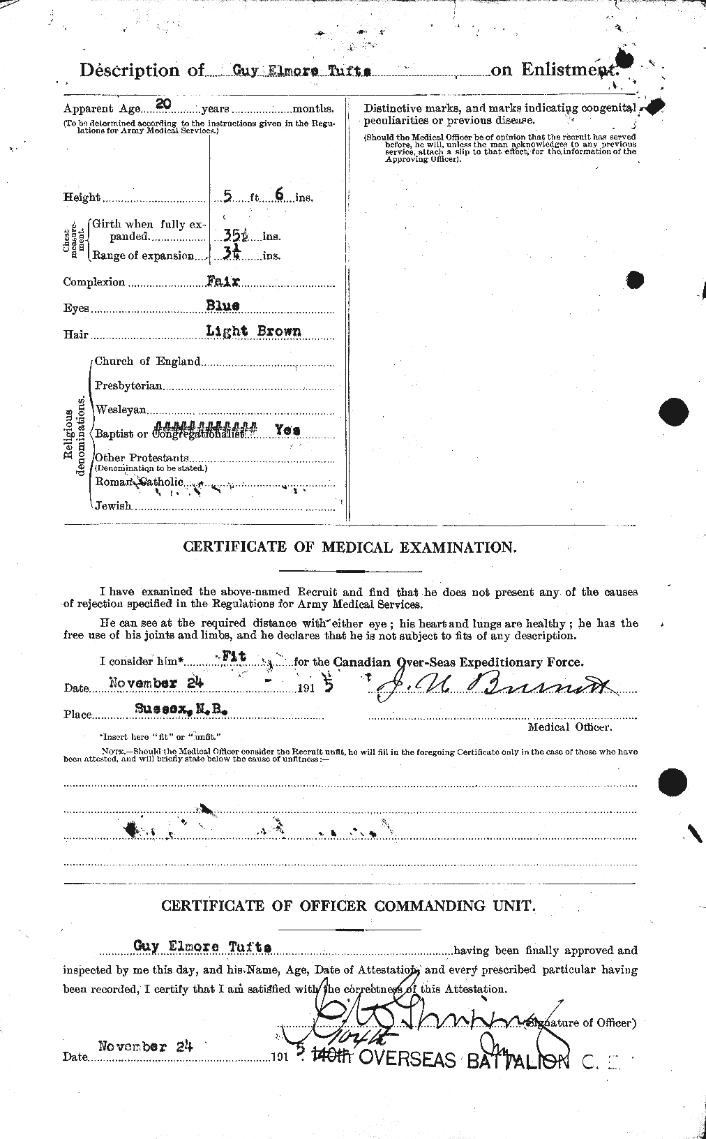 Personnel Records of the First World War - CEF 644247b