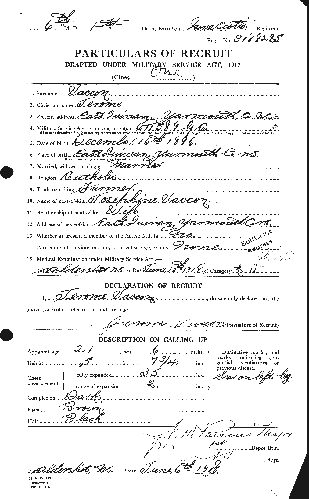 Personnel Records of the First World War - CEF 644642a