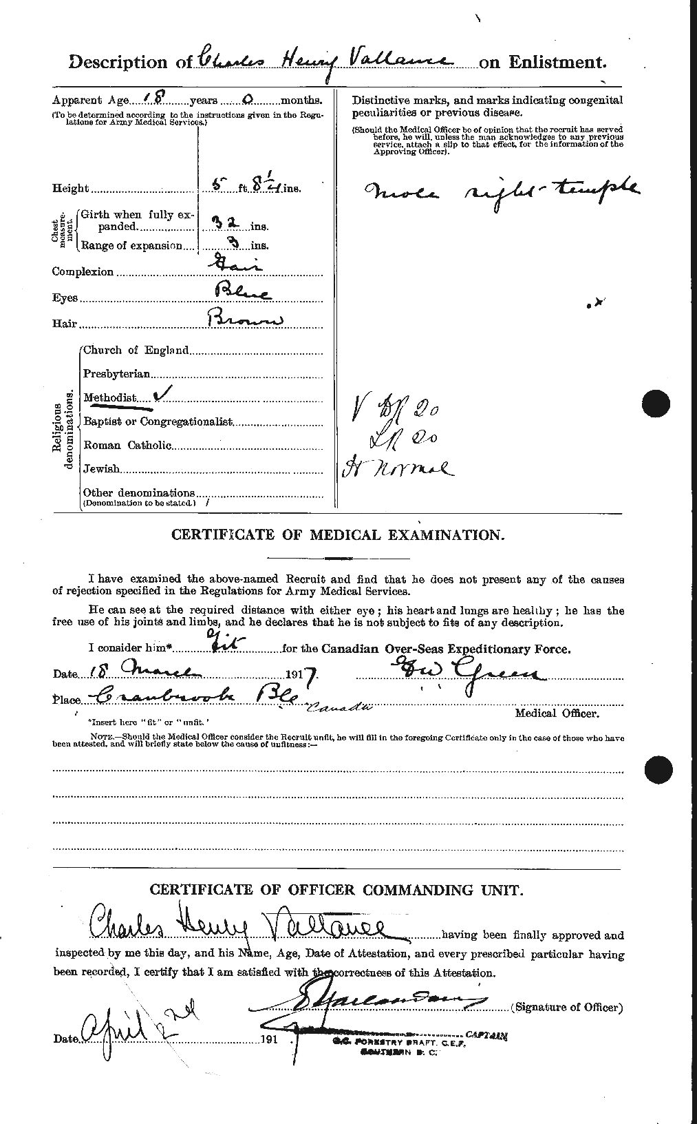 Personnel Records of the First World War - CEF 645112b