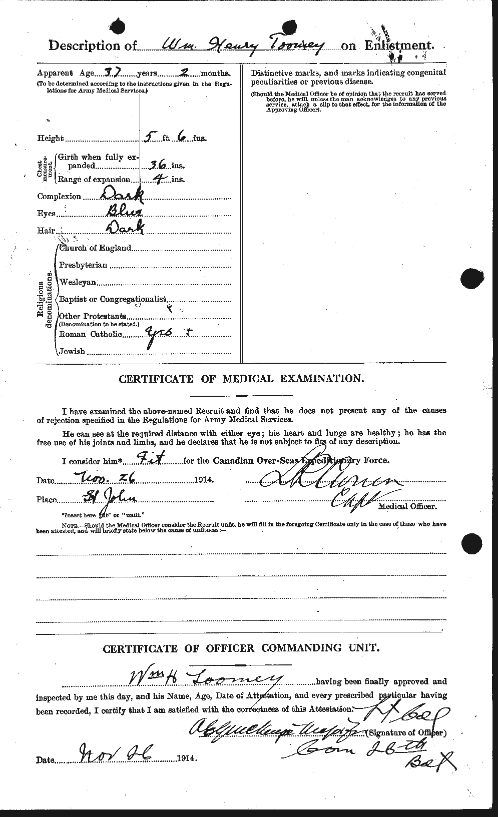 Personnel Records of the First World War - CEF 645695b