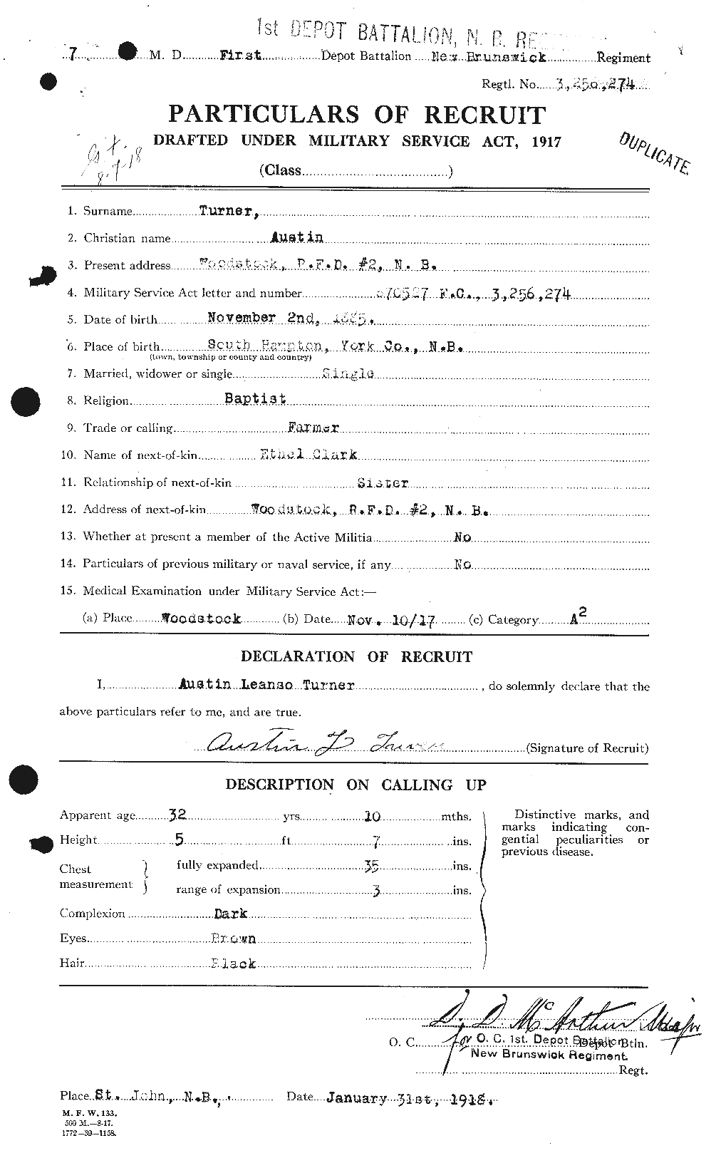 Personnel Records of the First World War - CEF 646333a