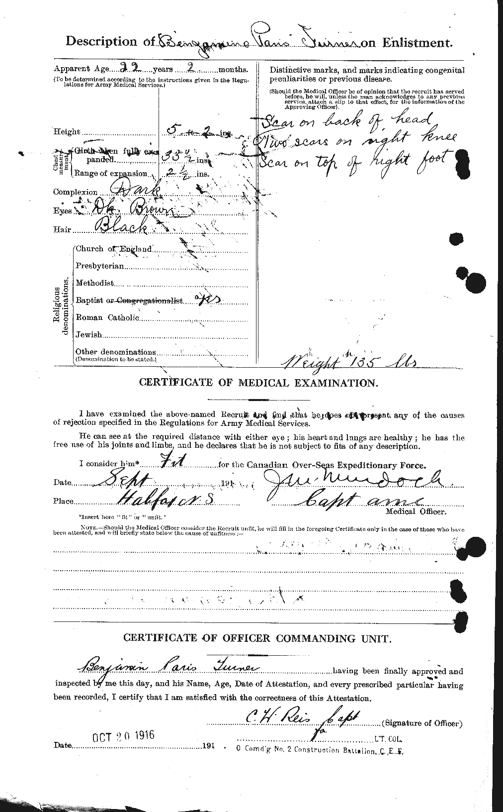Personnel Records of the First World War - CEF 646335b