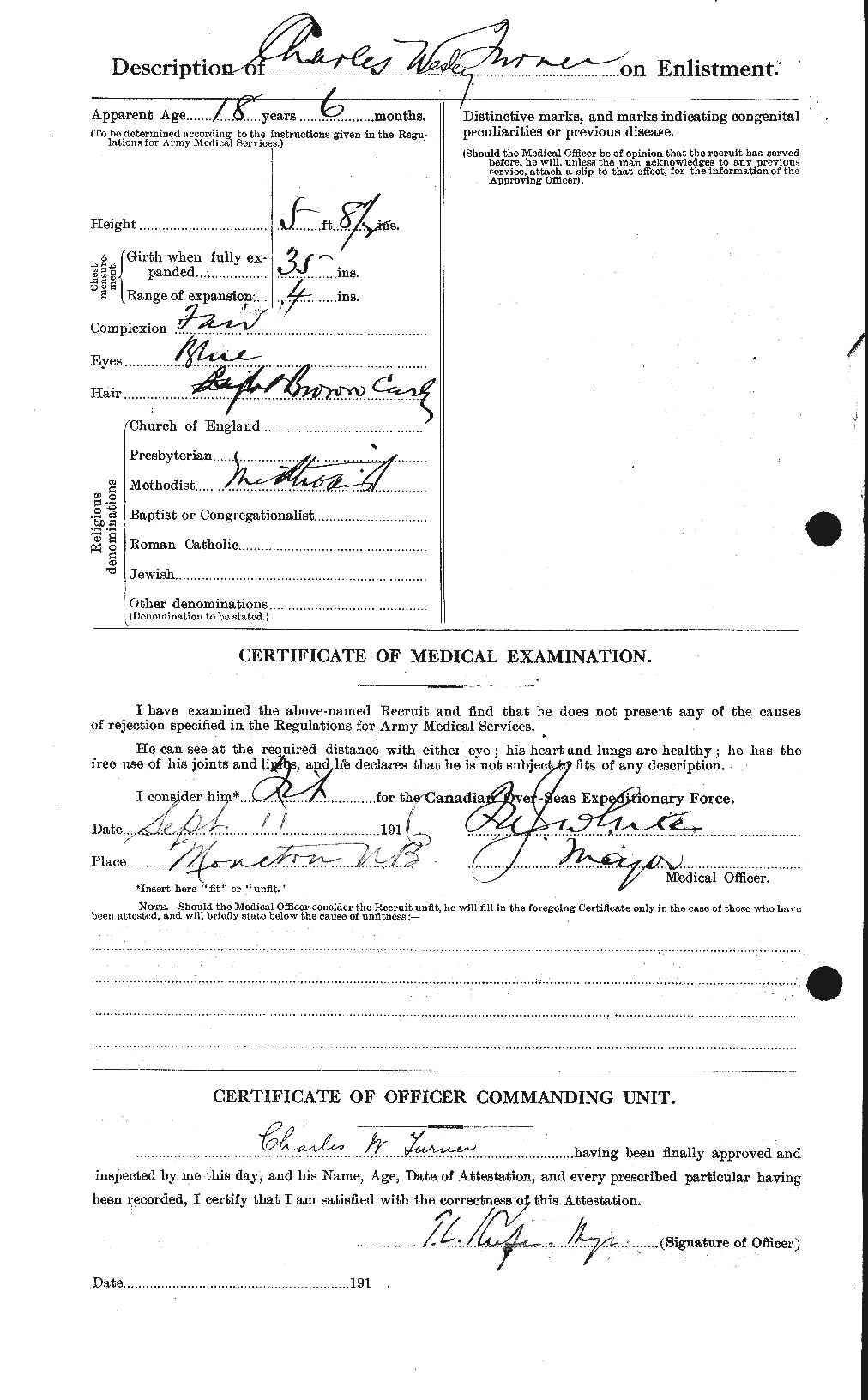 Personnel Records of the First World War - CEF 646385b