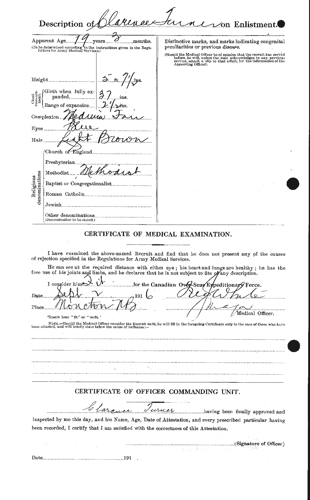 Personnel Records of the First World War - CEF 646389b