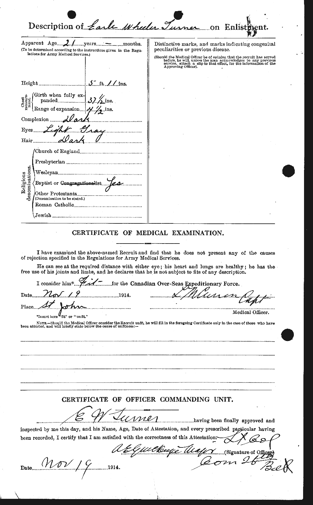 Personnel Records of the First World War - CEF 646414b