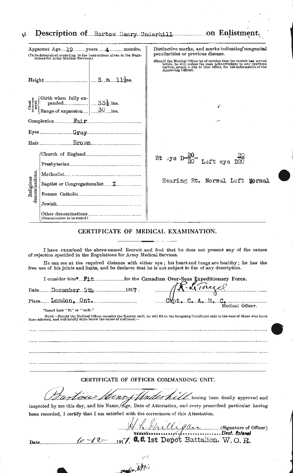 Personnel Records of the First World War - CEF 647075b