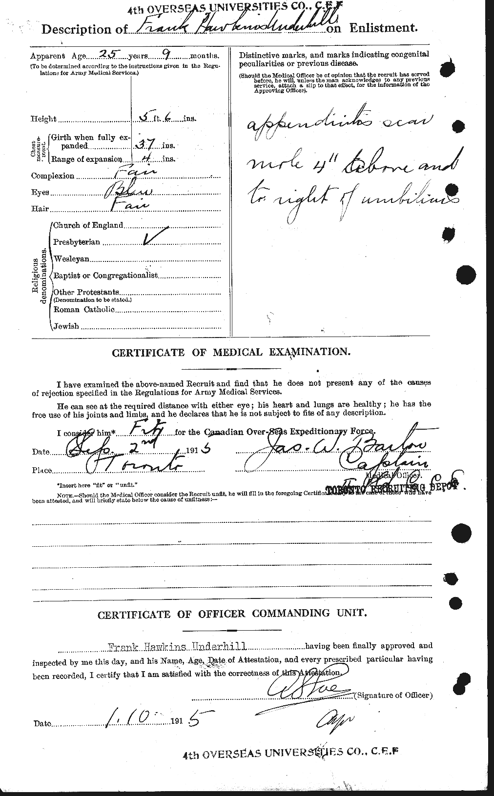 Personnel Records of the First World War - CEF 647085b